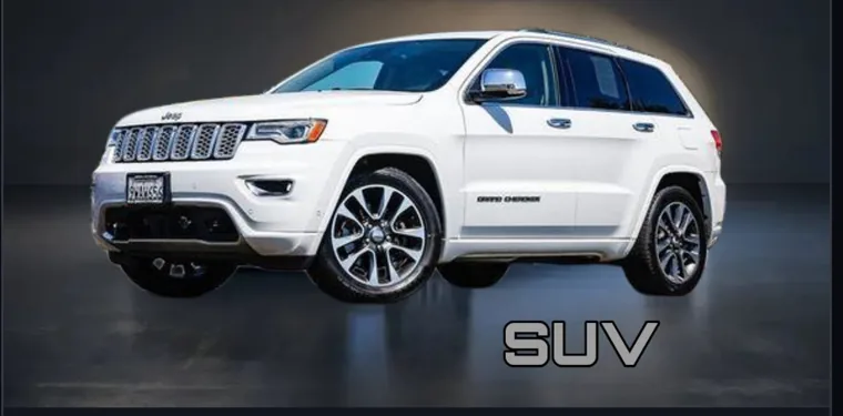 SUV Jeep Grand Cherokee blanca de Ronald Rent A Car